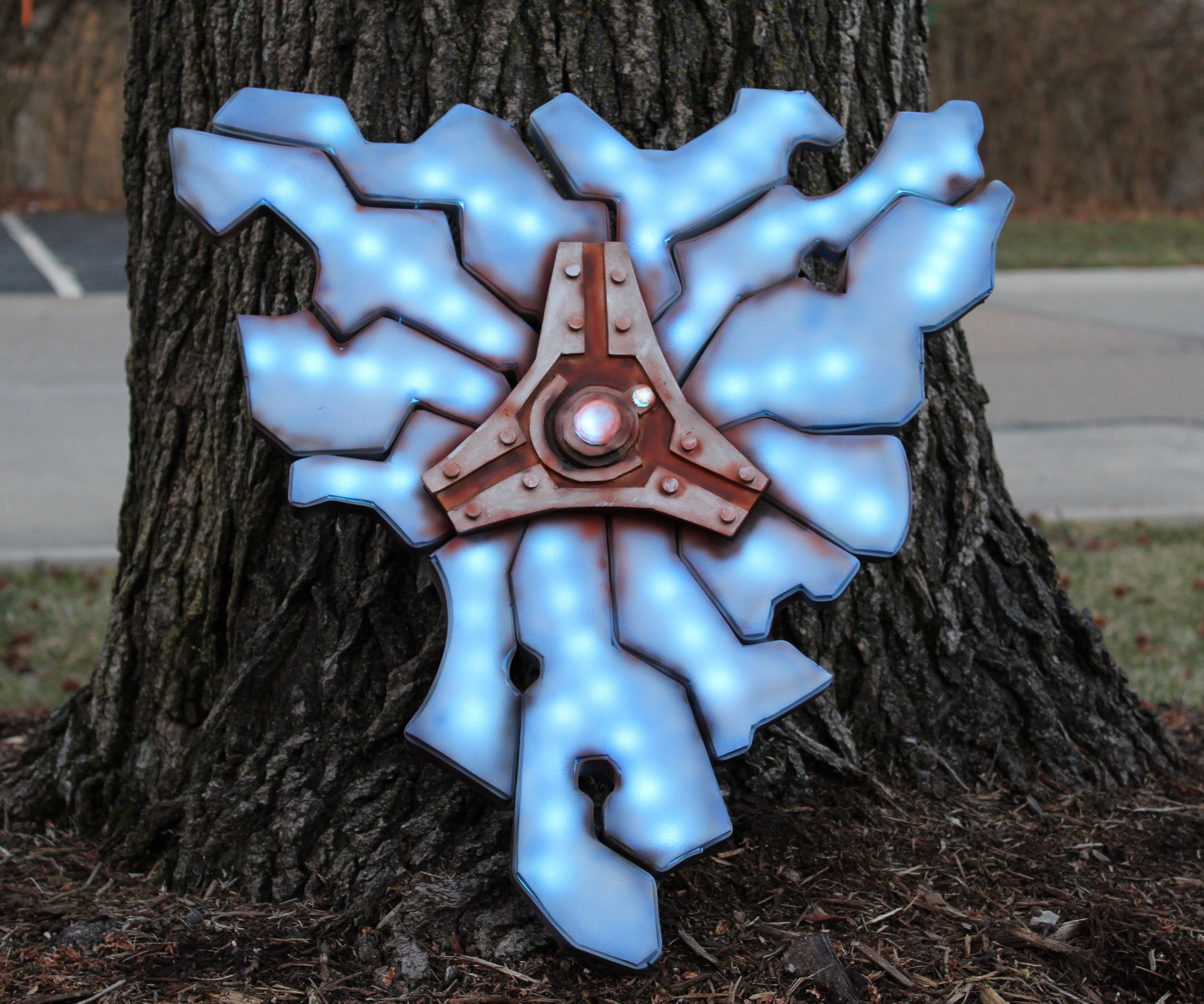 Painting the Guardian Shield From Legend of Zelda Breath of the Wild 