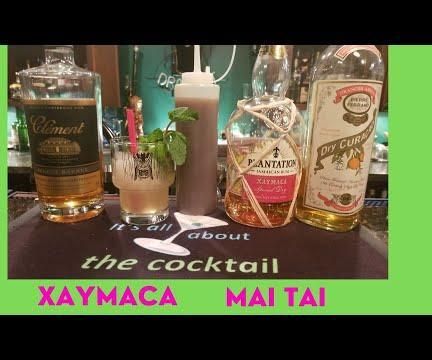 Mai Tai with Plantation Xaymaca & Clement Rhum