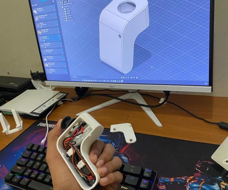 Joystick Controller for a Soccer Robot.