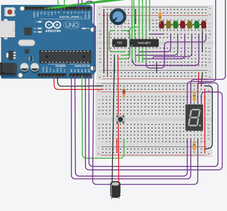 Led Mini-chaser Game