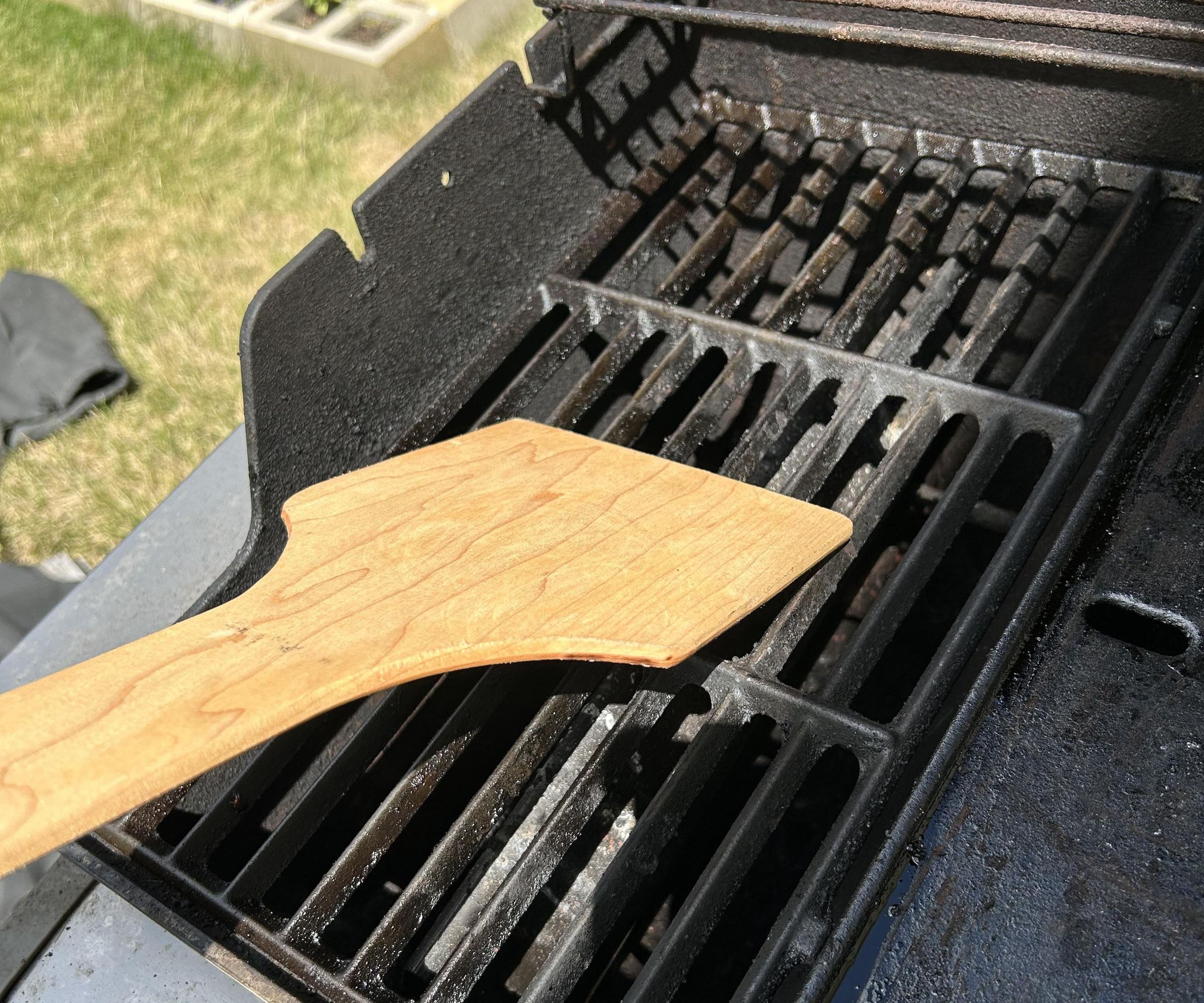 Wooden Grill Scraper