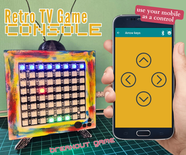 Build Your Own Retro Game Console in the Shape of a Vintage Portable TV