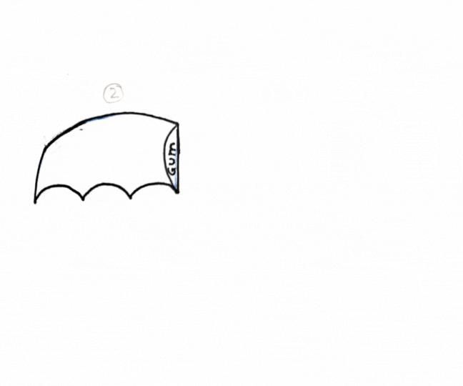 Bat Flapping Finger Puppet