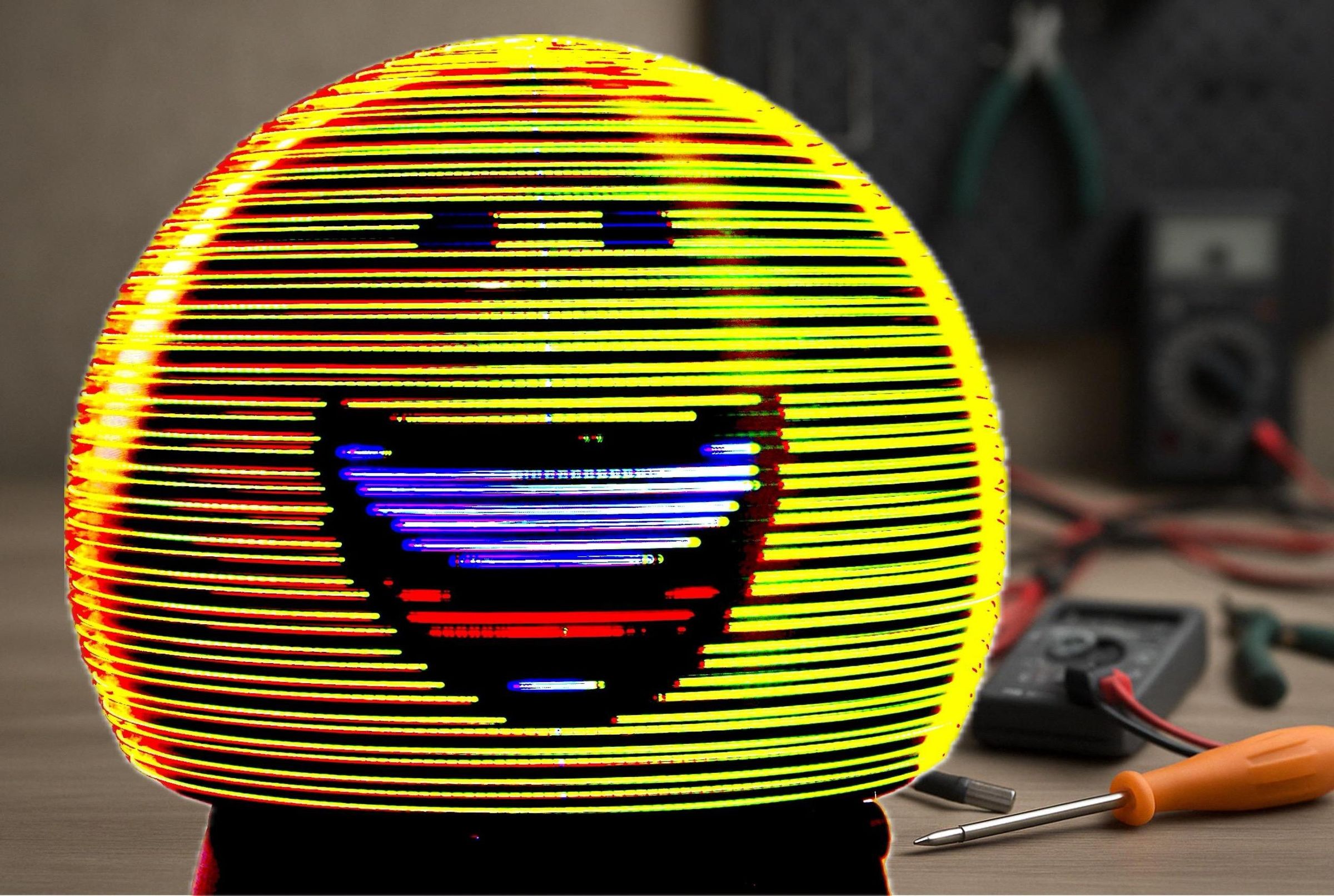 Rotating LED Sphere – Building a RP2040 POV Display Step by Step