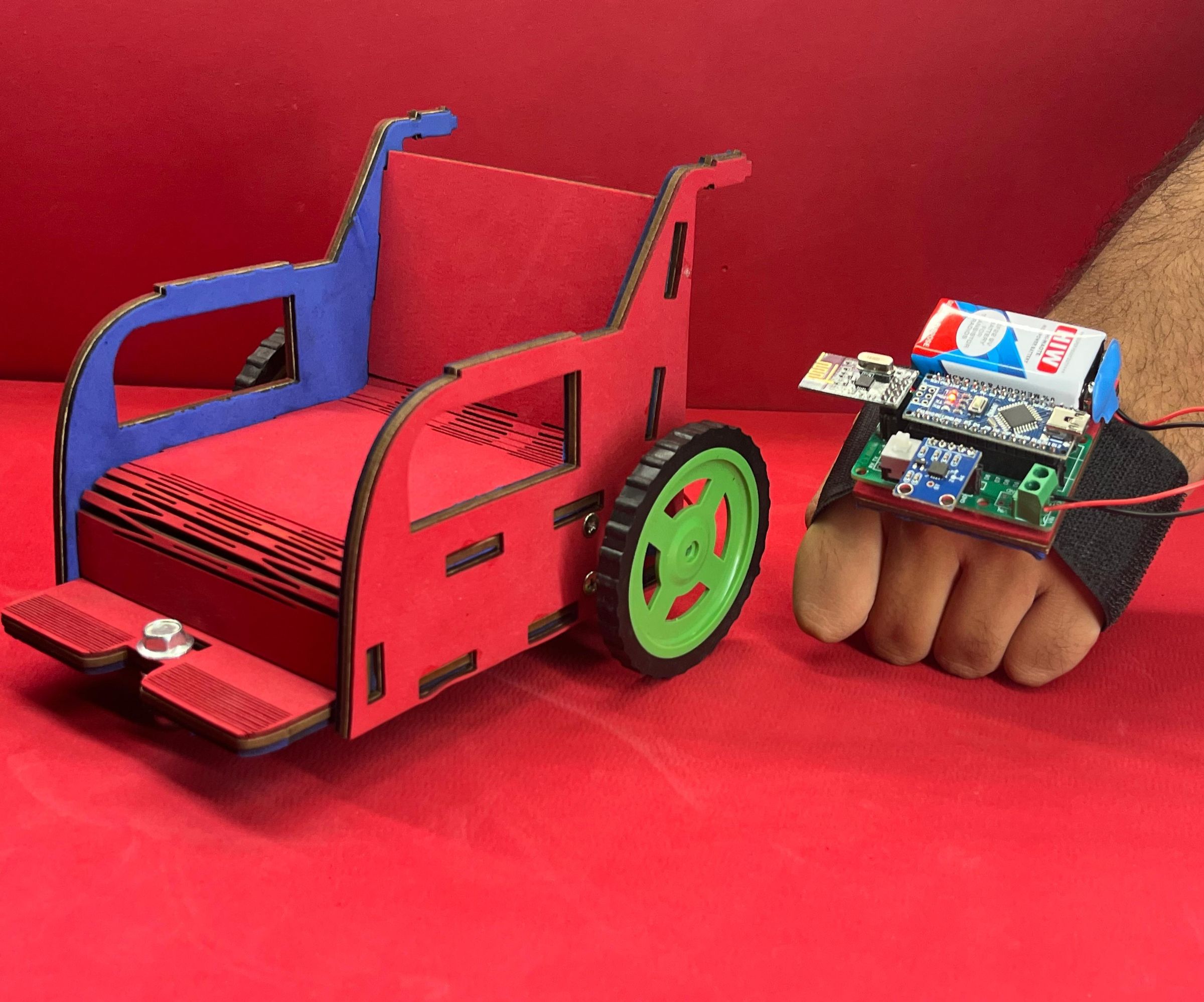 Hand Gesture Control Wheel Chair