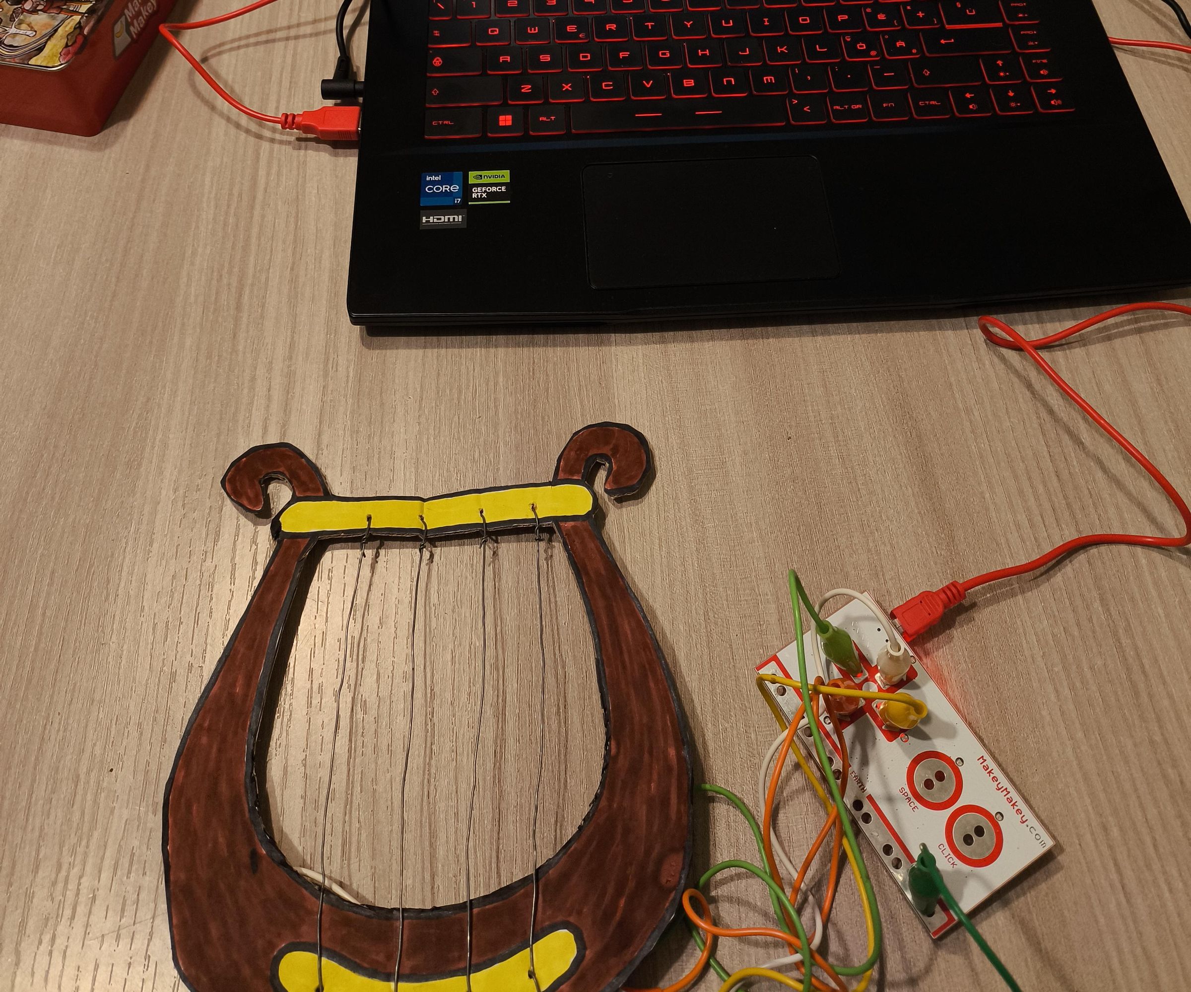 Harp ~ Arpa Play MarkeyMakey