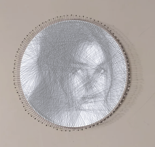 Metal Thread Portrait: Mapping a Face With Wire