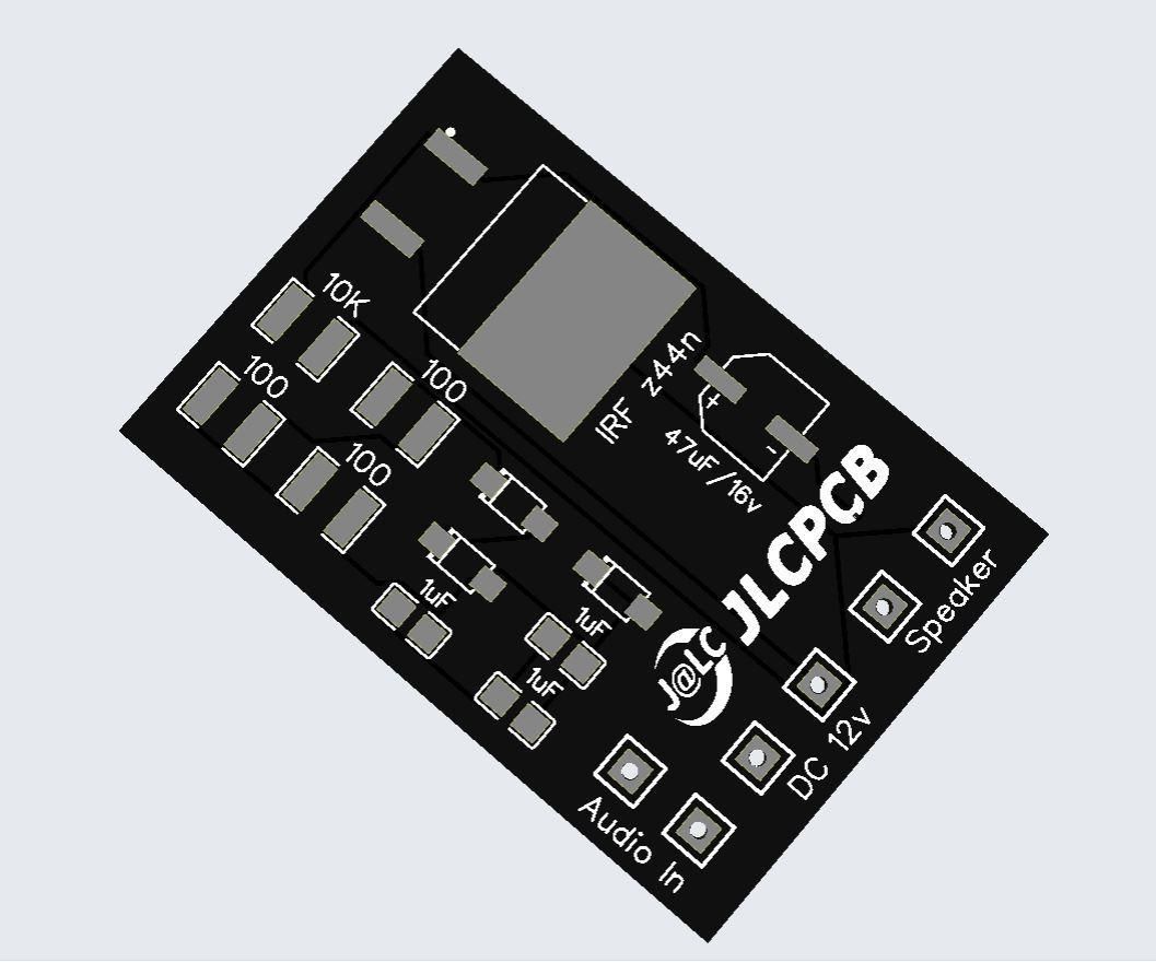 Mini Power Amplifier Circuit – JLCPCB