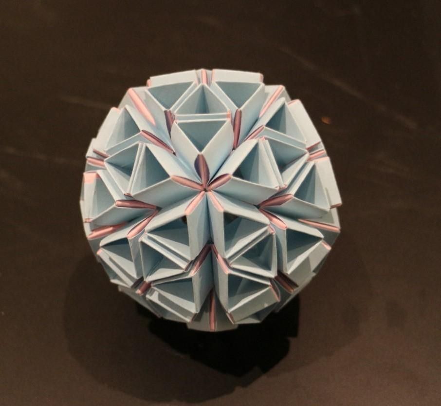 Icosahedron Sphere (from A4 Papers)