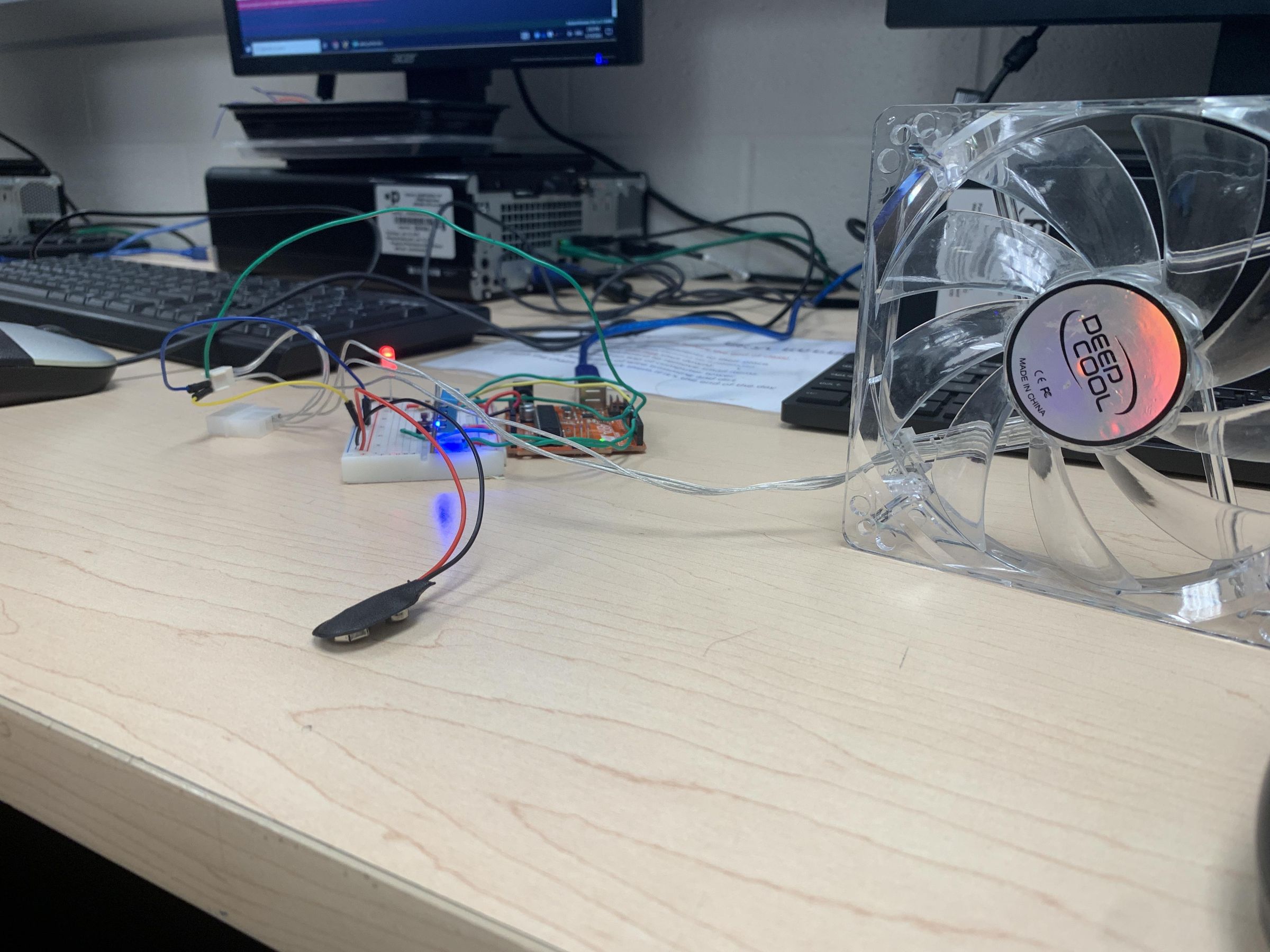 Temperature Triggered Fan