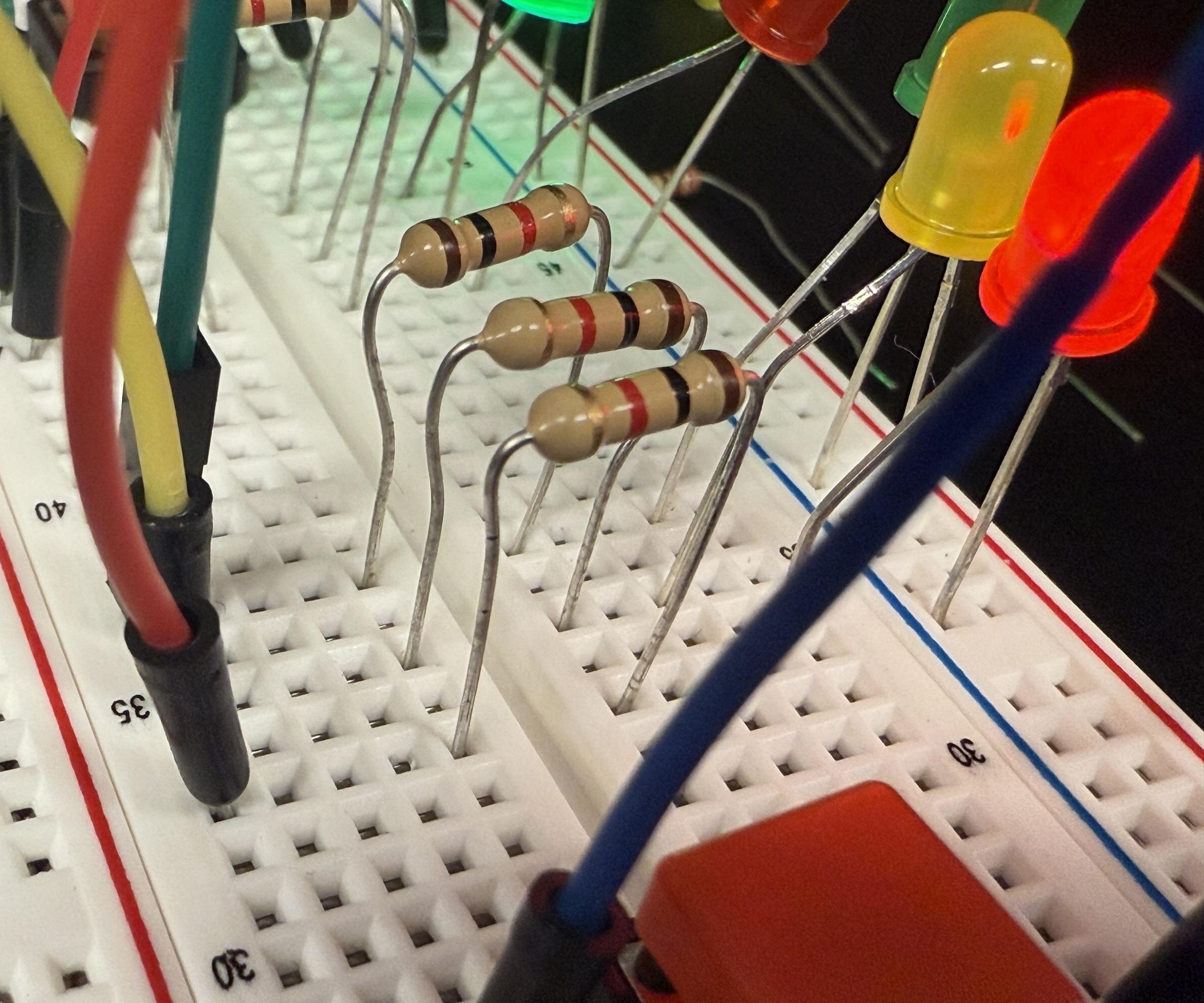 Traffic Light Model (Arduino) With Sensors
