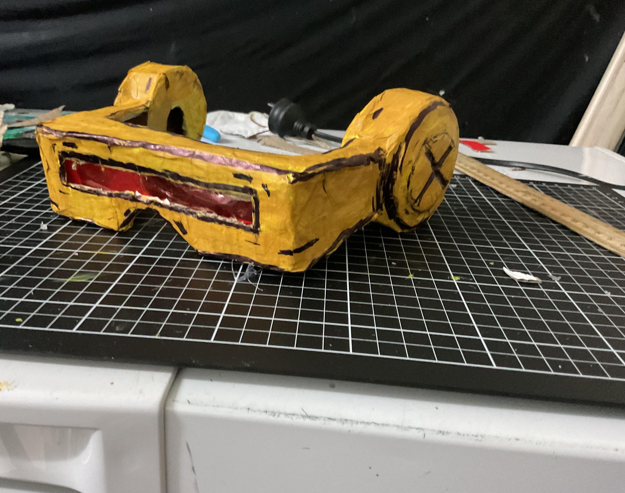 Easy Cardboard Cyclops Visor (X-men)