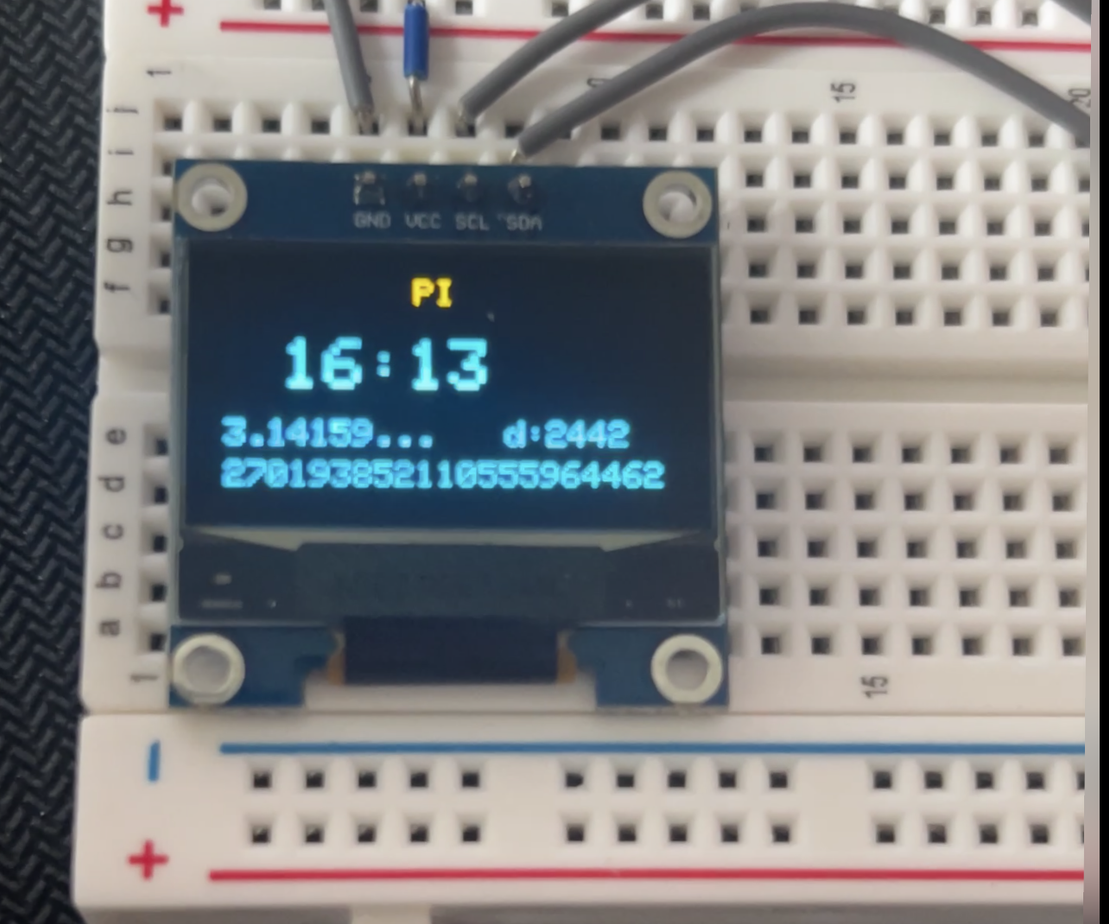 Infinite Pi Clock: a Desk Gadget That Blends Time With Endless Math