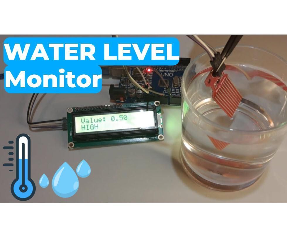 Arduino Water Level Display – Real-Time Level on I2C LCD