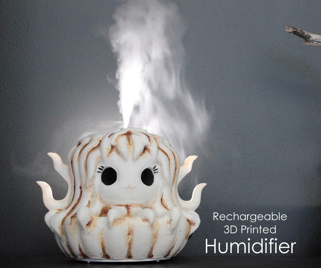 Rechargable 3D Printed Humidifier
