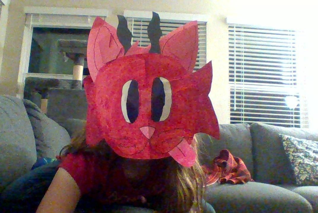 Paper Furry/therian Mask