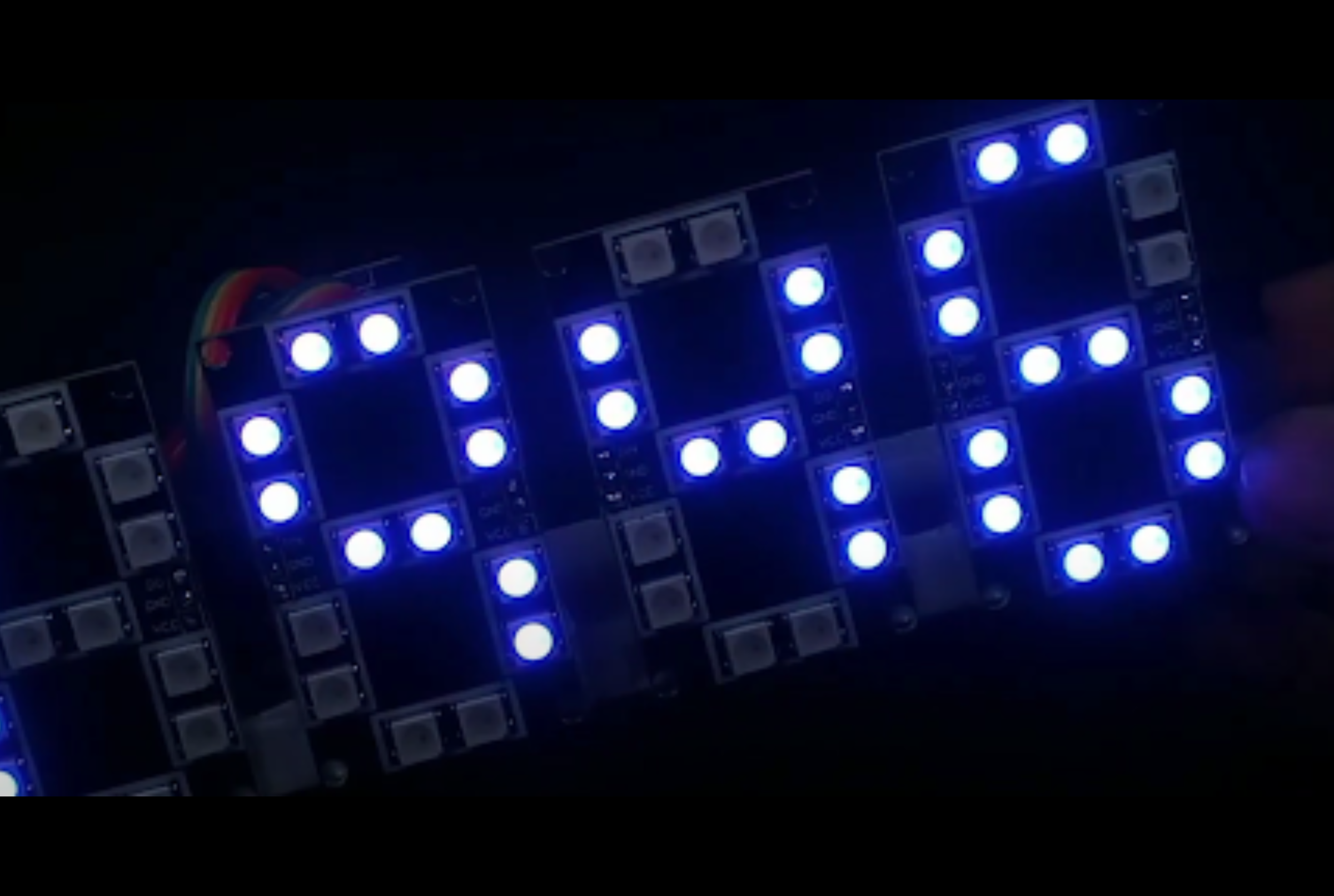 DIY RGB PROGRAMMABLE CLOCK