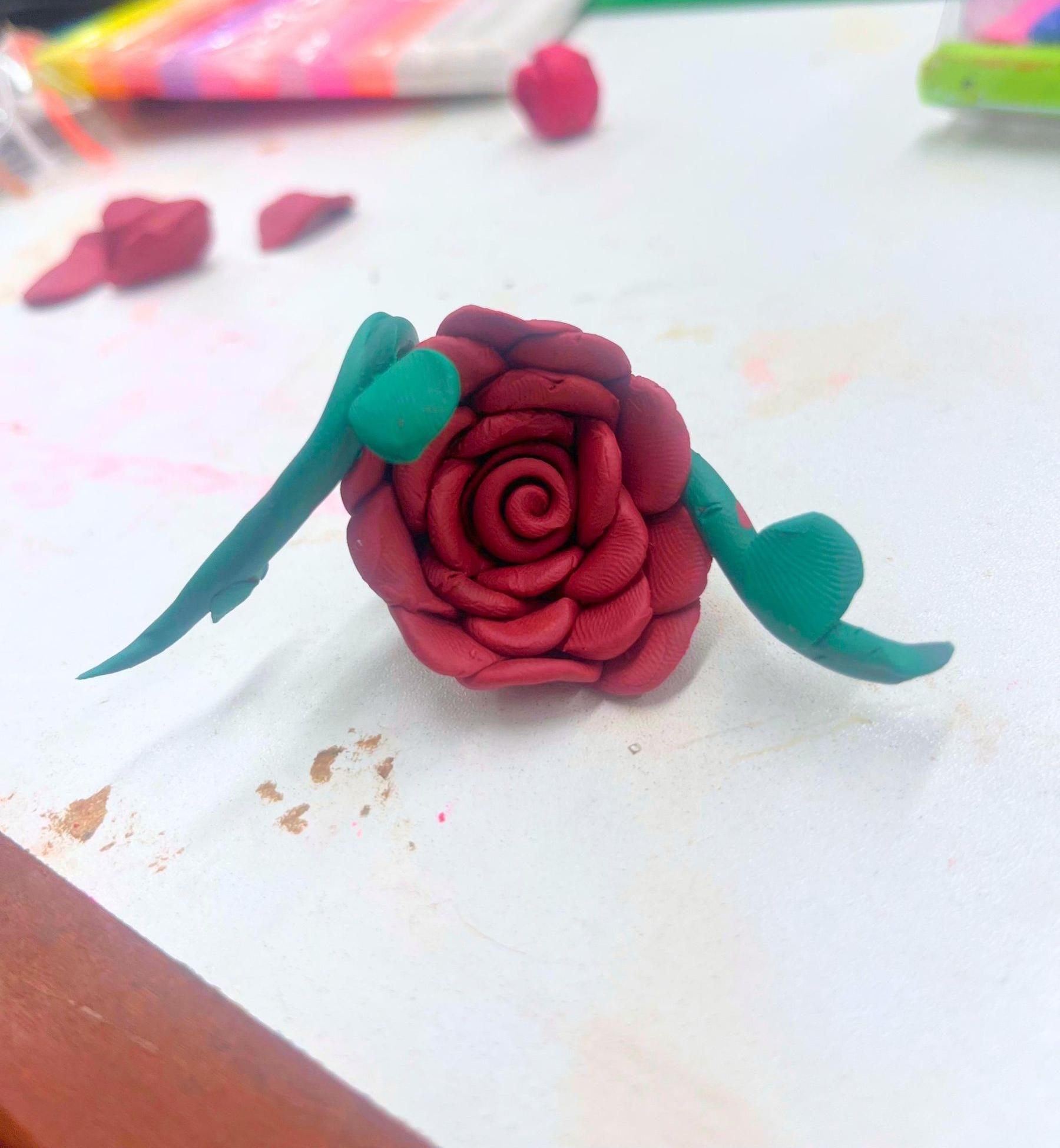 How to Make Clay Roses