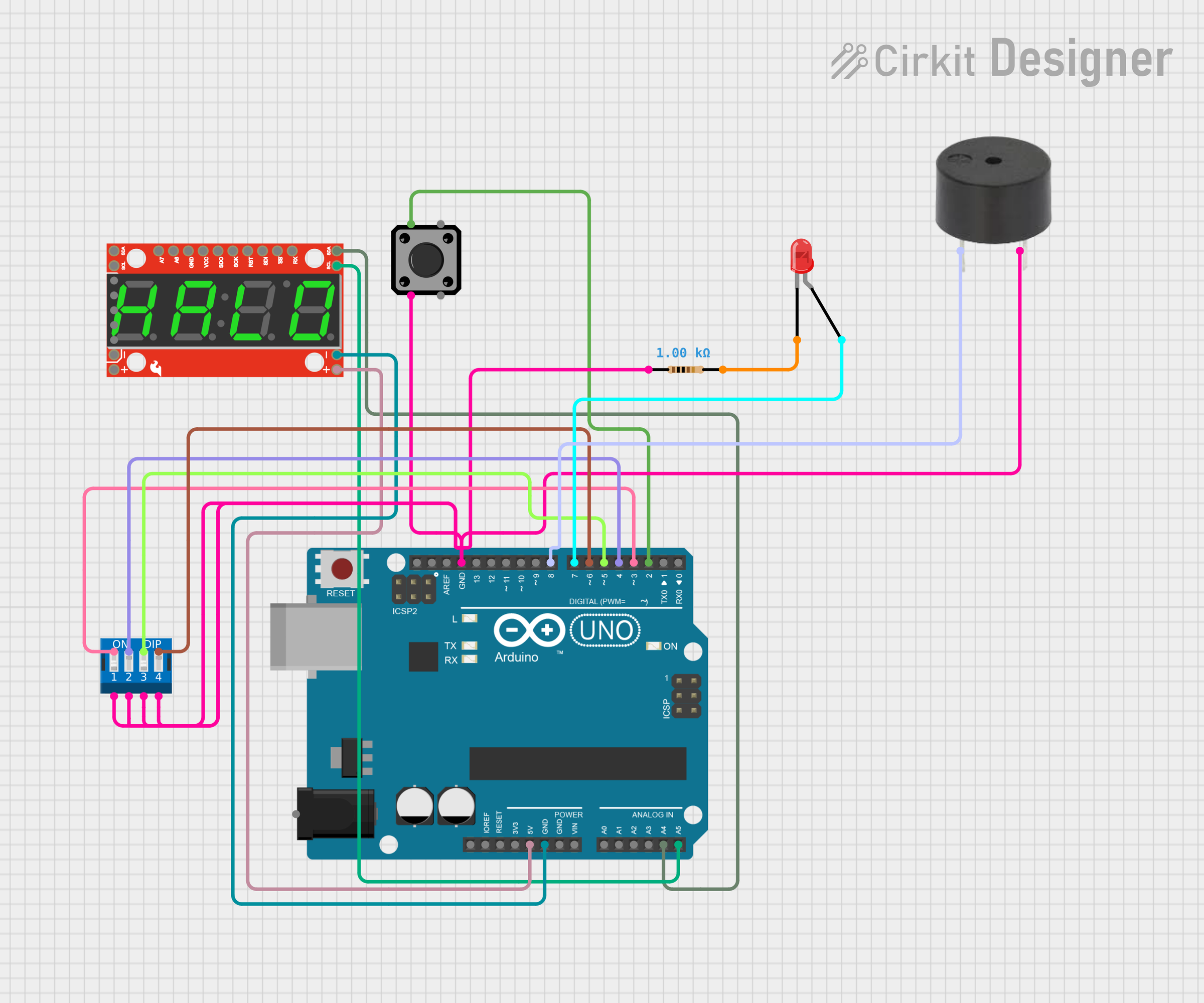 Adjustable Timer With 7-Segment Display
