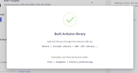 Training Exported Models With Edge Impulse